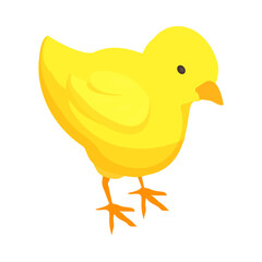 Farm Chick Isometric Composition