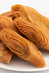 Indian Madatha Thumb Khaja Also Called Gottam Kaja, Badusha, Chirote, Kakinada Kaaja Is Traditional...