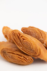 Indian Madatha Thumb Khaja Also Called Gottam Kaja, Badusha, Chirote, Kakinada Kaaja Is Traditional...