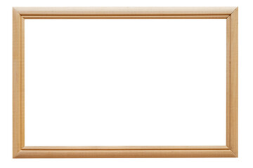 Photo frame or picture with copy space on a white isolated background