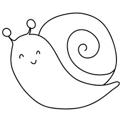 cute snail, Spring Elements