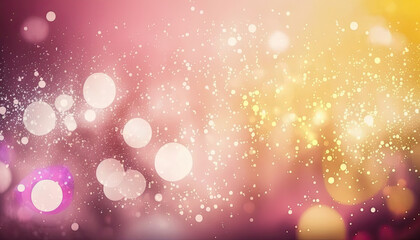 Bokeh background wallpaper backdrop, Easter, spring, pink and yellow, Generative AI