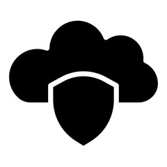 cloud shield icon