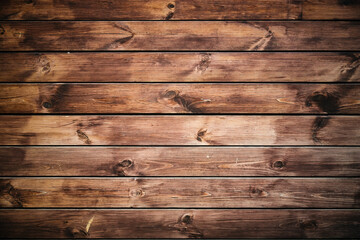 Rich Brown Wood Planks Texture