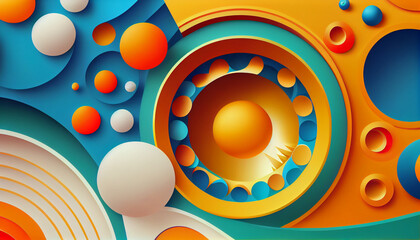 abstract background with gears