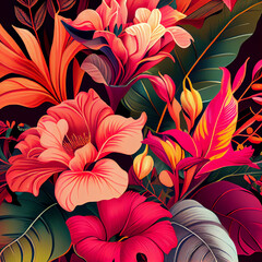 Obraz na płótnie Canvas Close up of red Dahlia flower