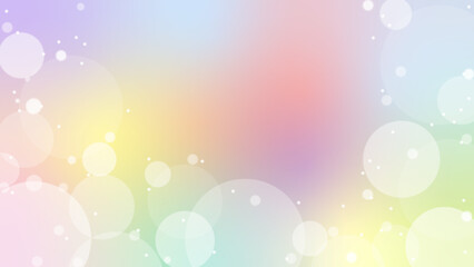 パステルカラーのキラキラ背景