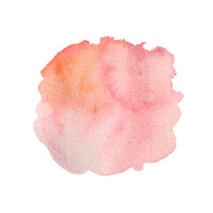 Abstract watercolor circle
