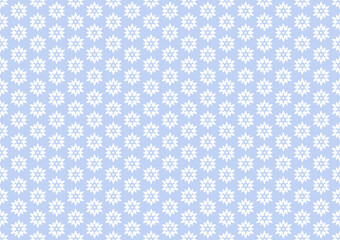 Abstract Seamless Blue Geometric Pattern.