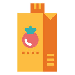 juice flat icon style