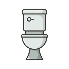 toilet icon vector design template in white background