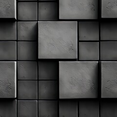 Cement wall texture seamless monochrome, AI generated