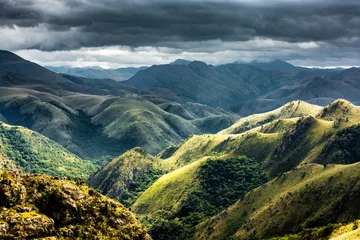 mountainous landscape of the Malolotja Nature Reserve in Swaziland (Eswatini) © Louis-Michel DESERT