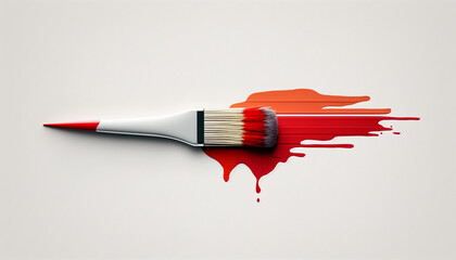 brush, paint