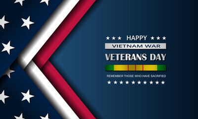 Happy Vietnam War Veterans Day background design