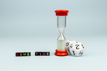 Colorful cube letters saying 
