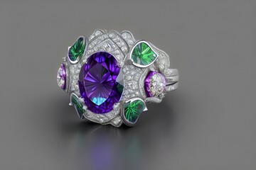 Crystal Clear - Stunning Gemstone Rings for Fashion-Forward Women.