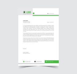 Letter head template vector file creative design