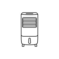 Floor conditioner color line icon. Kitchen device.