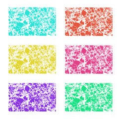 set of colors backgrounds