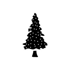 Fototapeta premium abstract conifer pine fir needle trees collection
