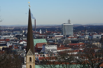 Fototapeta premium Bielefeld von oben aus dr Luft