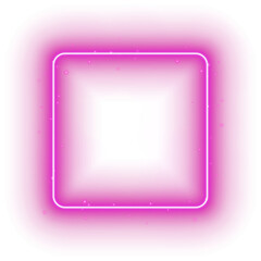 Pink Neon Square