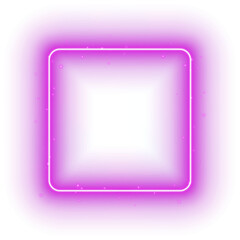 Purple Neon Square