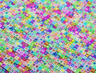 abstract cubes 