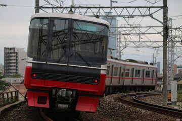 Plakat 都市近郊を走行する名古屋鉄道
