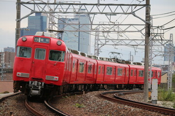 Obraz premium 名古屋鉄道の電車