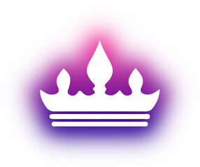 Collection of crown neon