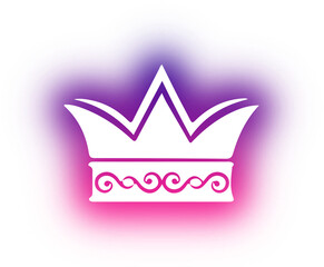 Collection of crown neon