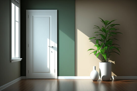 interior de casa com planta 