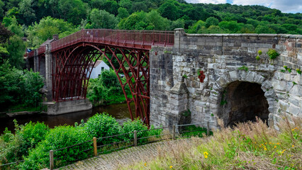  Ironbridge on the River Severn in Shropshire