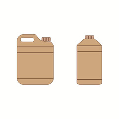Canister icon. Fuel tank icon.Vector