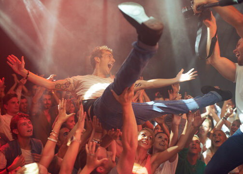 Feeling Alive. Cropped Shot Of A Crowd At A Music Festival.