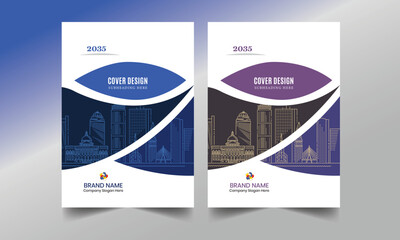 Modern Annual Report Cover Design