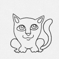 funny animal cat kitten background 