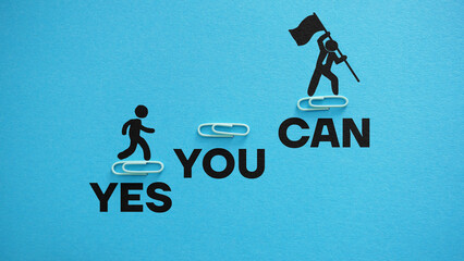 Yes you can is shown using the text