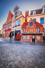 Fototapeta premium Bruges, Belgium - Beautiful old center, Markt, Flanders travel destination
