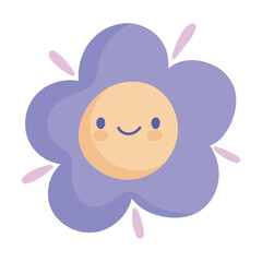 cute flower hand drawn