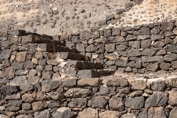 Stone staris in a ruin, Hondura, Fuerteventura
