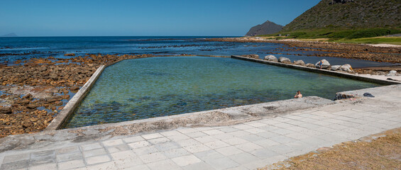Natural pool at Cape of Good Hope, South Africa