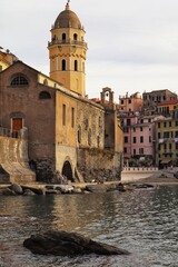 Fototapeta na wymiar Landscape of Vernazza, Italy 