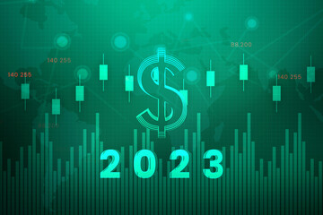 Fototapeta premium 2d illustration usd Dollar symbol 