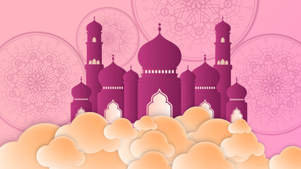 Traditional Ornament: Ramadan Vector Background for Muslim Greeting
