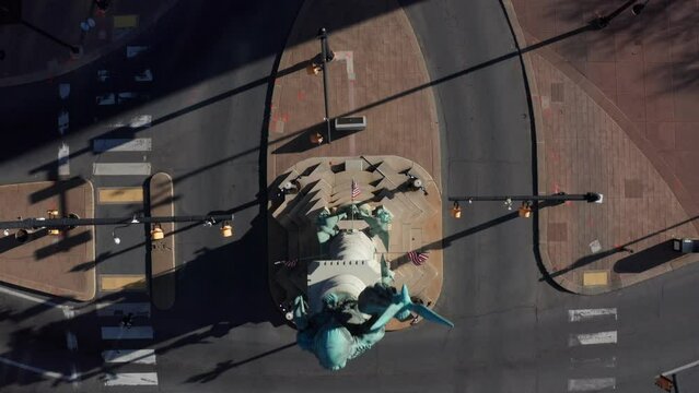 Allentown, Pennsylvania - monument square aerial