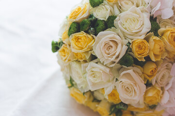 A BOUQUET OF FLOWERS FOR THE WEDDING