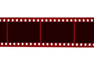 Fragment of an old film close-up.